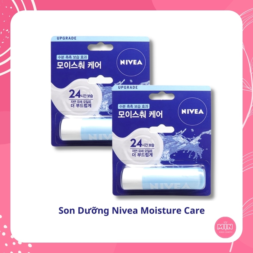 Son Dưỡng Nivea Moisture Care Hàn Quốc ( có Bill )