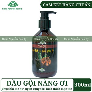 Dầu Gội Bồ Kết Hà Thủ Ô Nàng Ơi Thiên Nhiên Việt 300ml