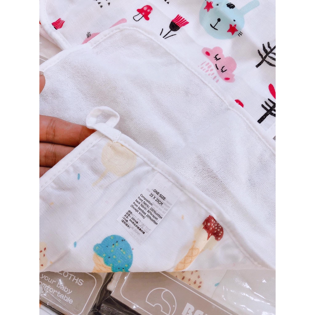 Set 3 khăn mặt bebe comfort xịn