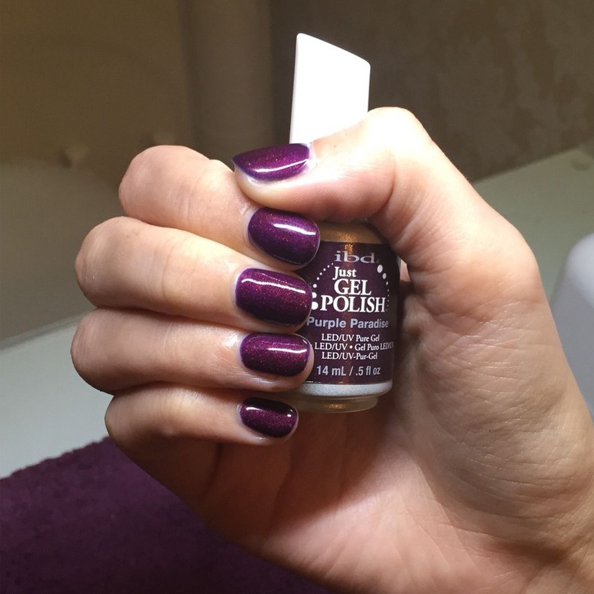 Sơn Gel Màu iBD BST Màu Tím Purple Chính Hãng USA Nước Sơn Mướt Mịn , Sắc Nét , Bám Bền Cao