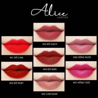 Son kem lì kháng nước Alice Lipstick