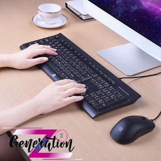 Combo phím + chuột hp km 100 màu đen - keyboad+mouse hp km 100 màu đen