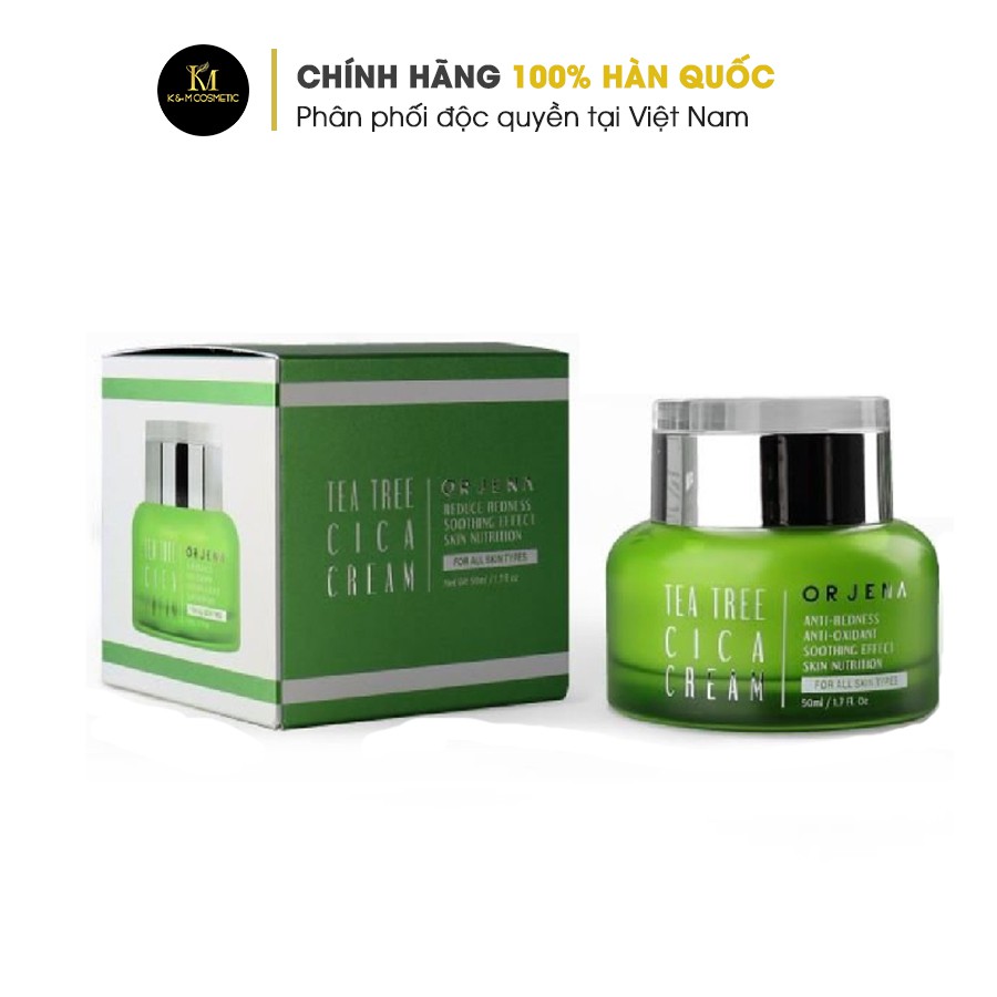 Kem Dưỡng Da Thải Độc Phục Hồi Da Nhạy Cảm - Tea Tree Cica Emulson Orjena 50 ml - OR851