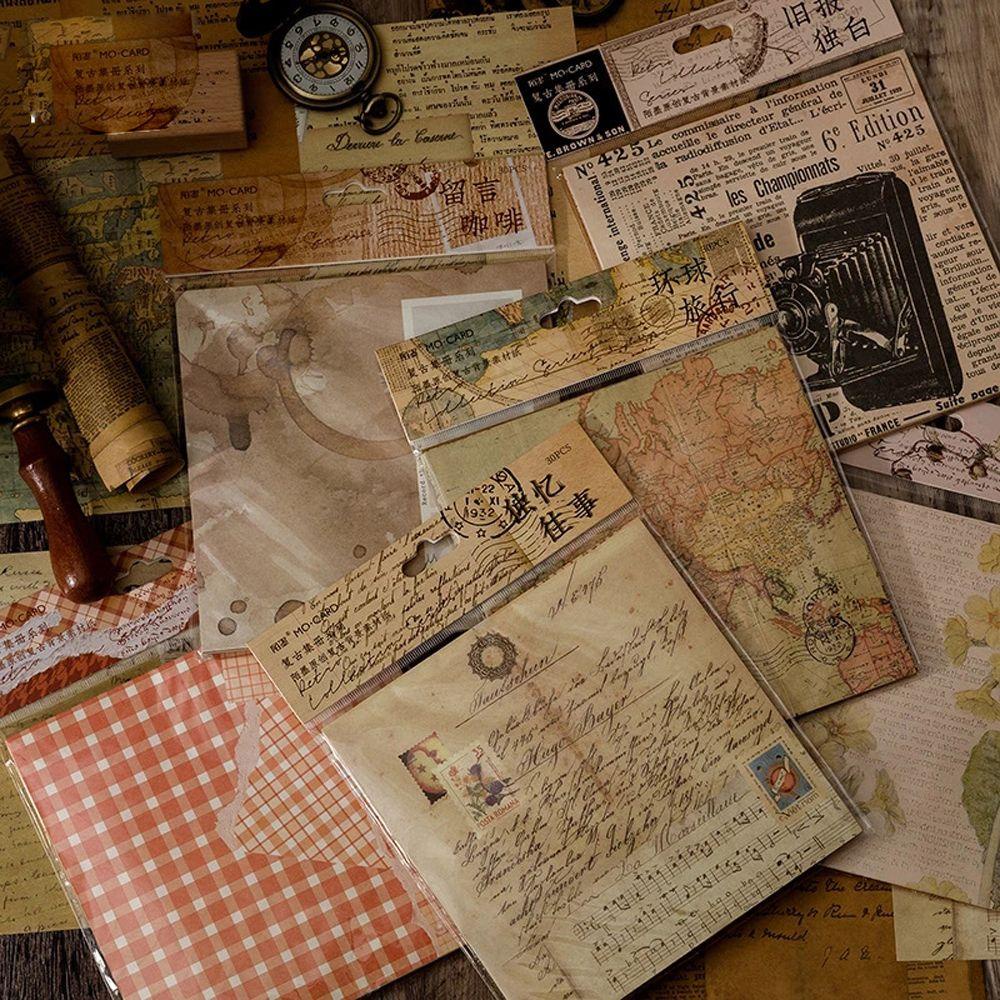 Giấy Note Trang Trí Sổ Tay / Nhật Ký / Nhật Ký Kiểu Vintage Sáng Tạo DIY