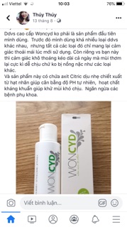 Dung dịch vệ sinh woncid