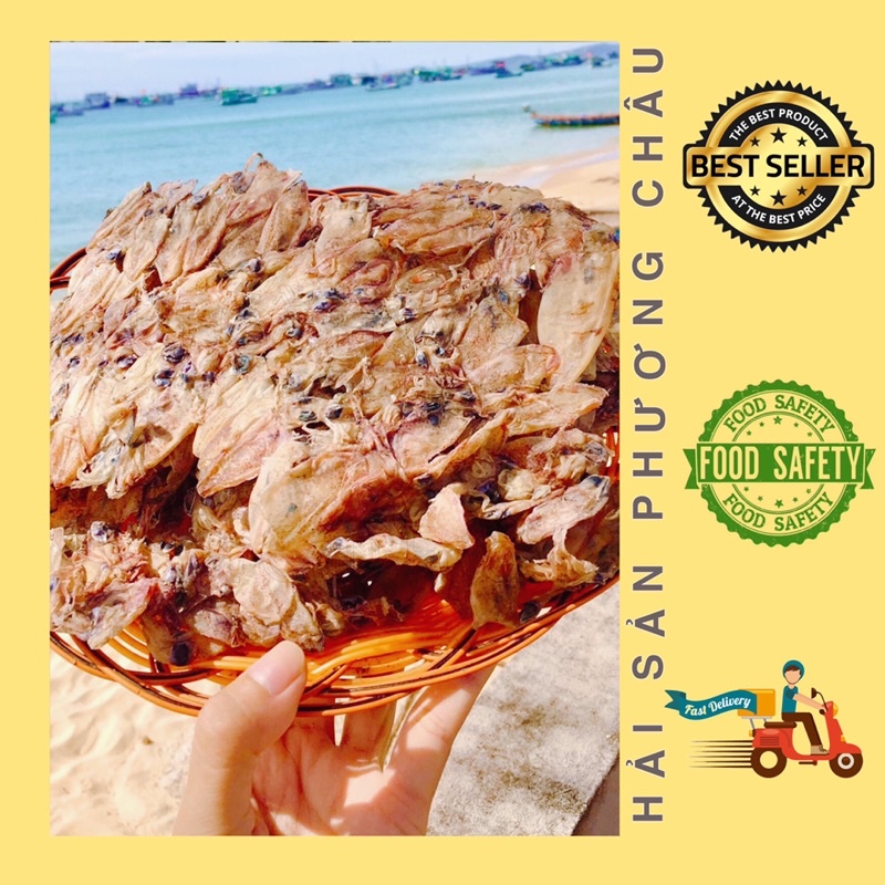 Khô mực chuối ngon rim sa tế nấu nước lèo 500g