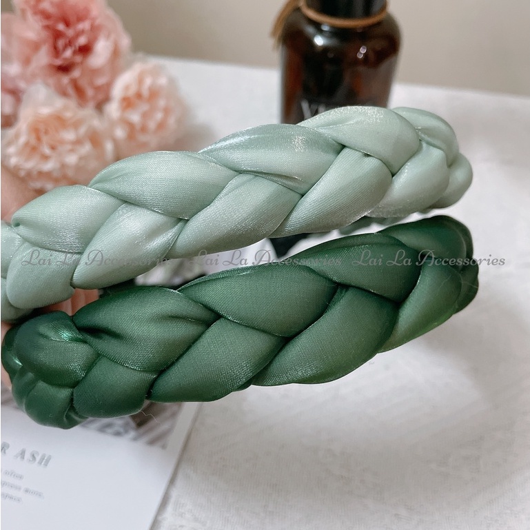 Băng đô tết bím bản 3cm nhiều màu, Cài tóc thời trang cho nữ Lại La