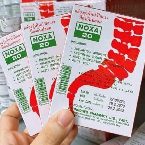 1 vĩ khớp thái lan hình con cá sấu Noxa 20 (đơn hàng từ 50k giảm phí vận chuyển 15k xem hình 2,3)