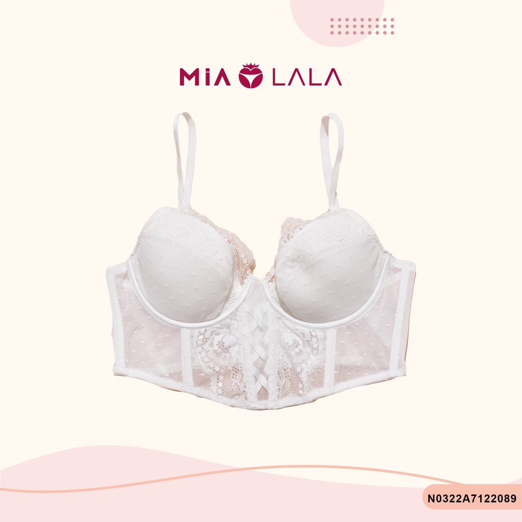 Áo corset ren định hình nâng ngực đệm mỏng 0.7cm MIALALA 2089 N0322A7122089