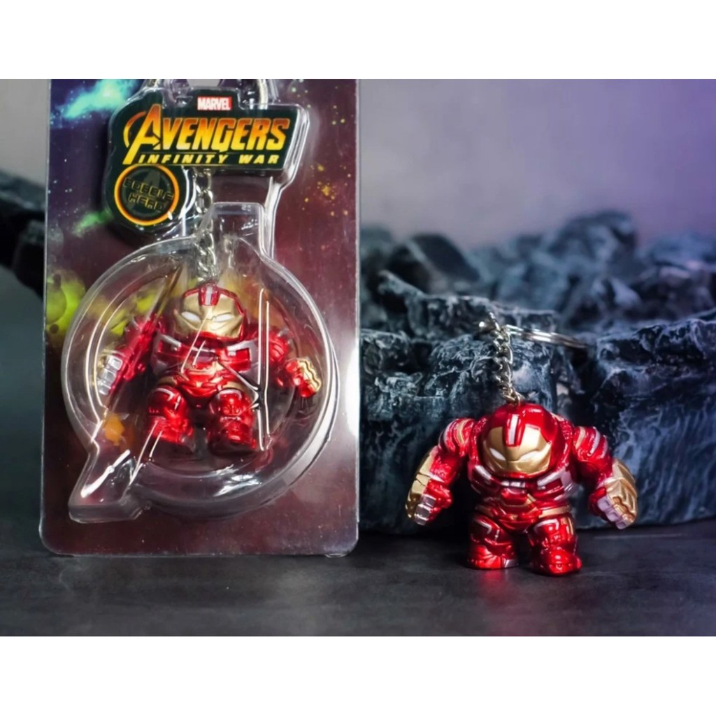 Móc khoá Marvel Chibi dễ thương Iron Man- Spider Man ngộ nghĩnh