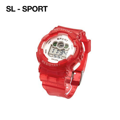 Thương hiệu độc quyền-Đồng Hồ Thể thao Unisex SL-Sport 02 cao cấp dây cao su đúc đặc chống nước TUYỆT ĐỐI siêu bền