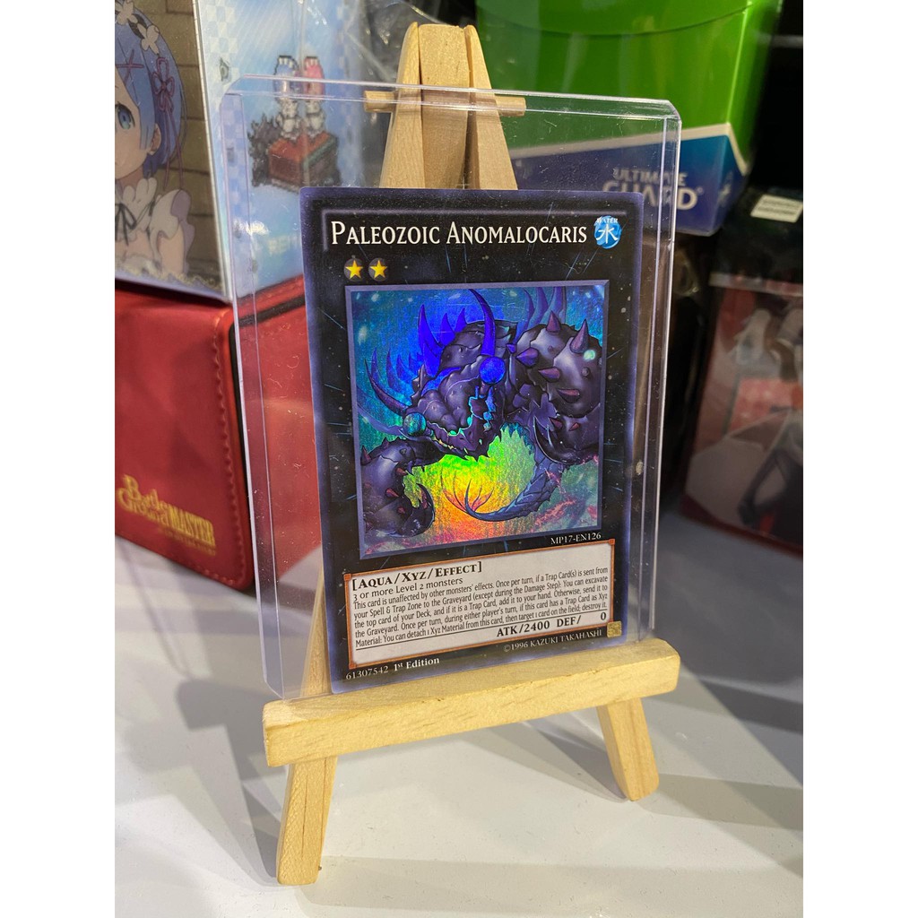 Lá bài thẻ bài Yugioh Paleozoic Anomalocaris – Super Rare - Tặng bọc bài nhựa bảo quản