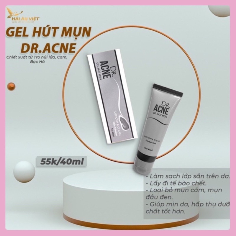 [Gel Hút MỤN Dr ACNE--Hàng cao cấp Chính hãng]