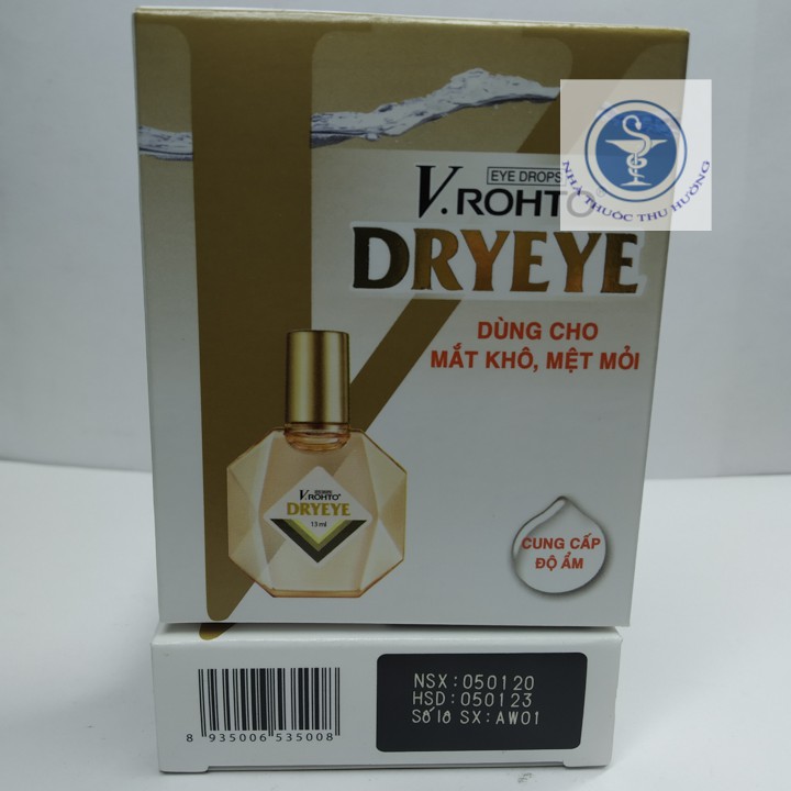 Nhỏ mắt V.Rohto Dryeye - Lọ 13ml | Thế Giới Skin Care