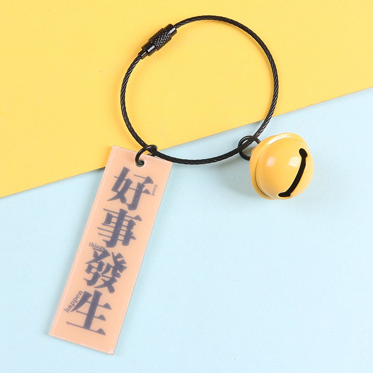 Móc khóa trang trí hình chuông lục lạc đáng yêu