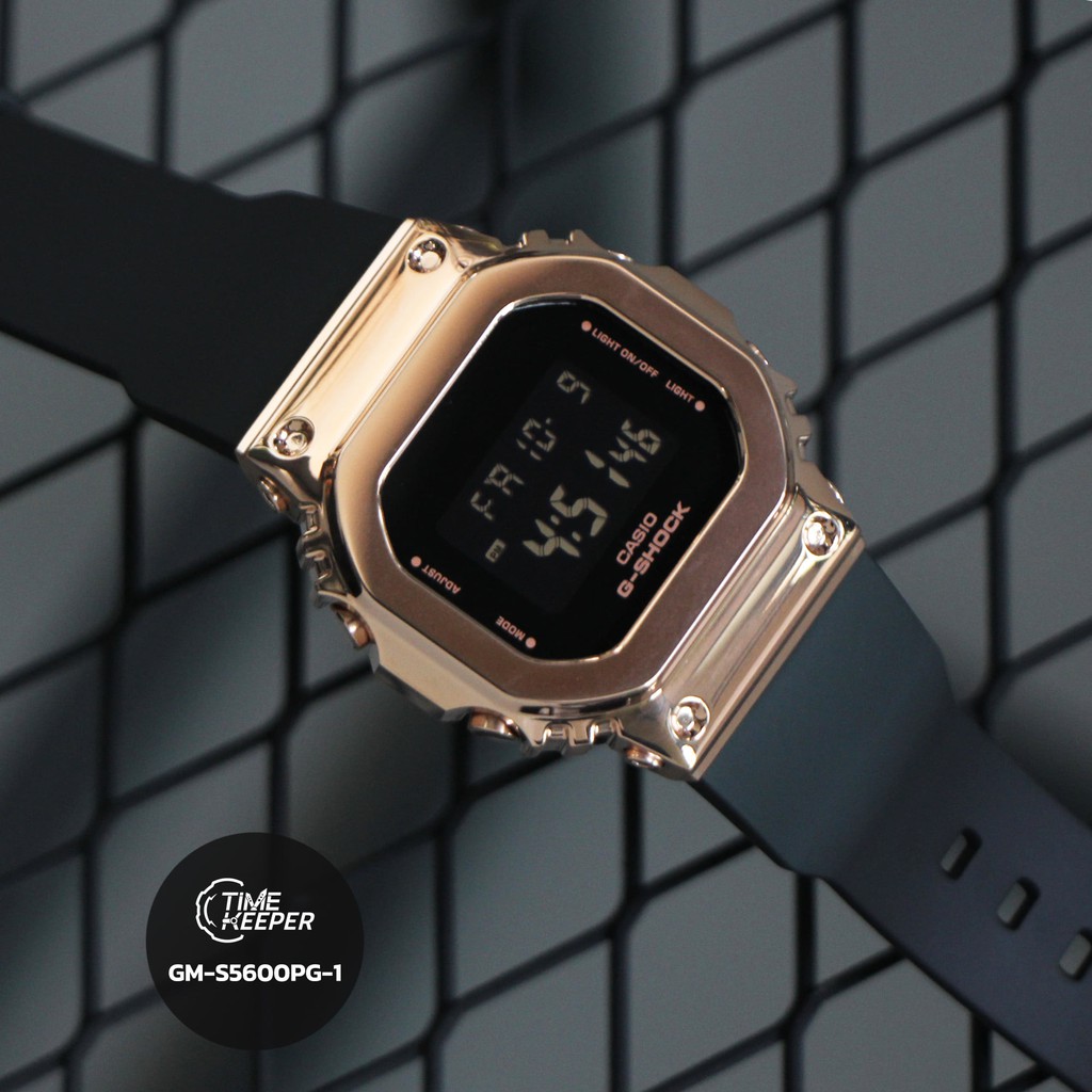 Đồng hồ casio nữ dây nhựa GSHOCK GM-S5600PG-1DR chính hãng