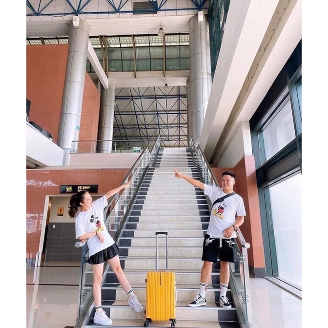 Áo phông nam nữ UT mickey xuất dư