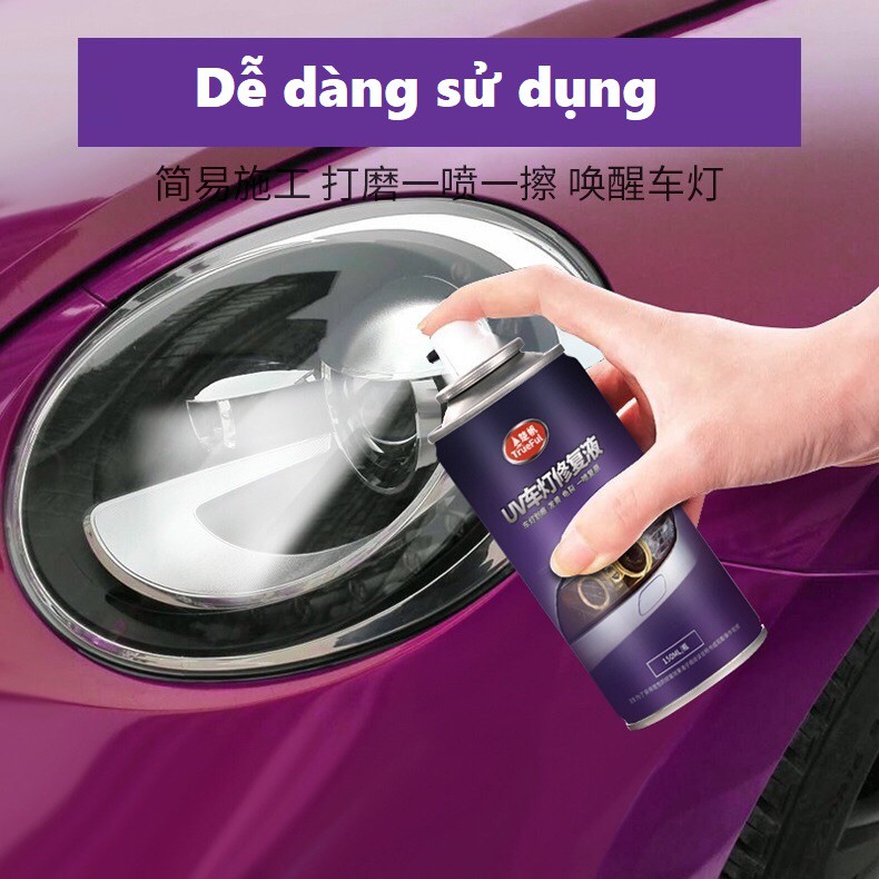 Dung dịch phục hồi và làm mới đèn pha cho ô tô