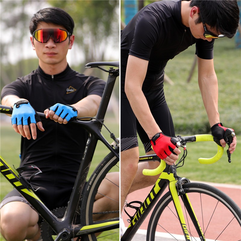 Găng Tay Nửa Ngón West Biking Thoáng Khí Đi Xe Đạp Thể Thao