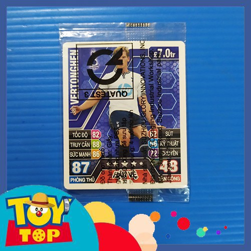 [Một thẻ] Thẻ cầu thủ bóng đá Poca Match Attax  13-14 mùa 2013-2014 nguyên seal