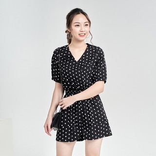 Bộ Jumpsuit chấm bi nhiều màu