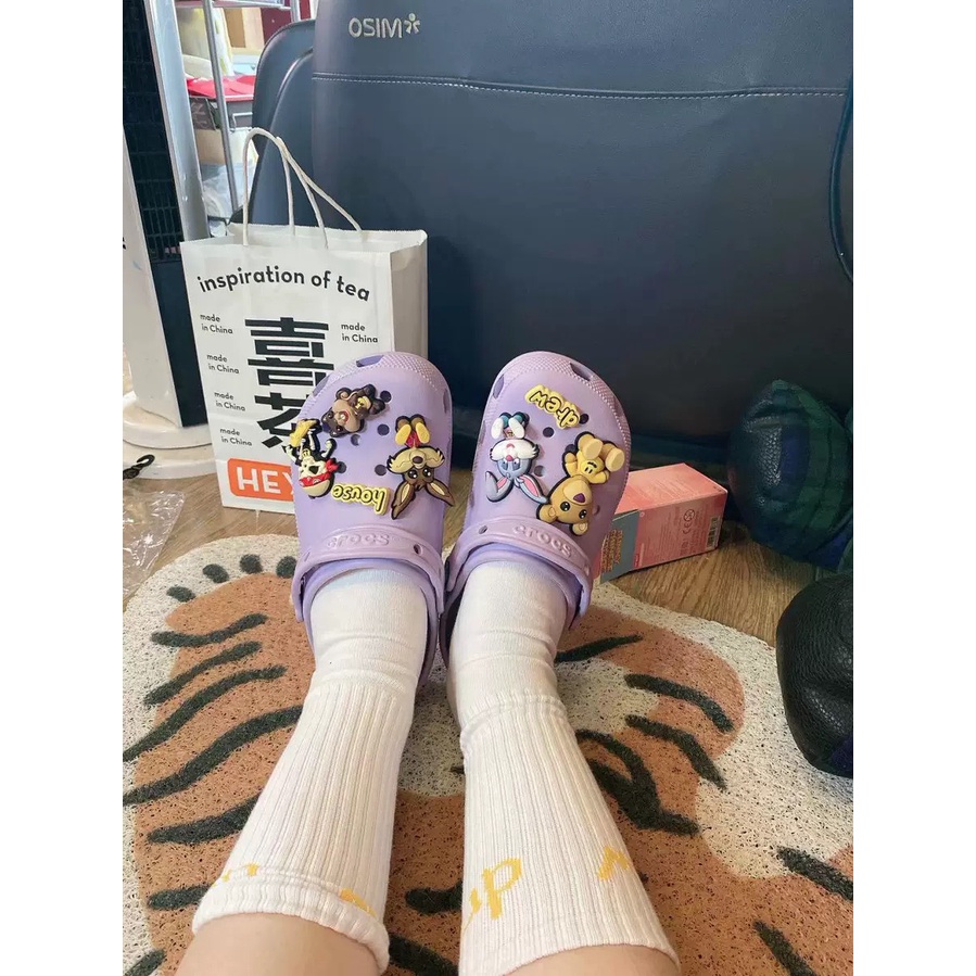 [Hàng xuất] Dép sục Clog - TẶNG kèm full bộ hình gắn Drew House 3D như ảnh