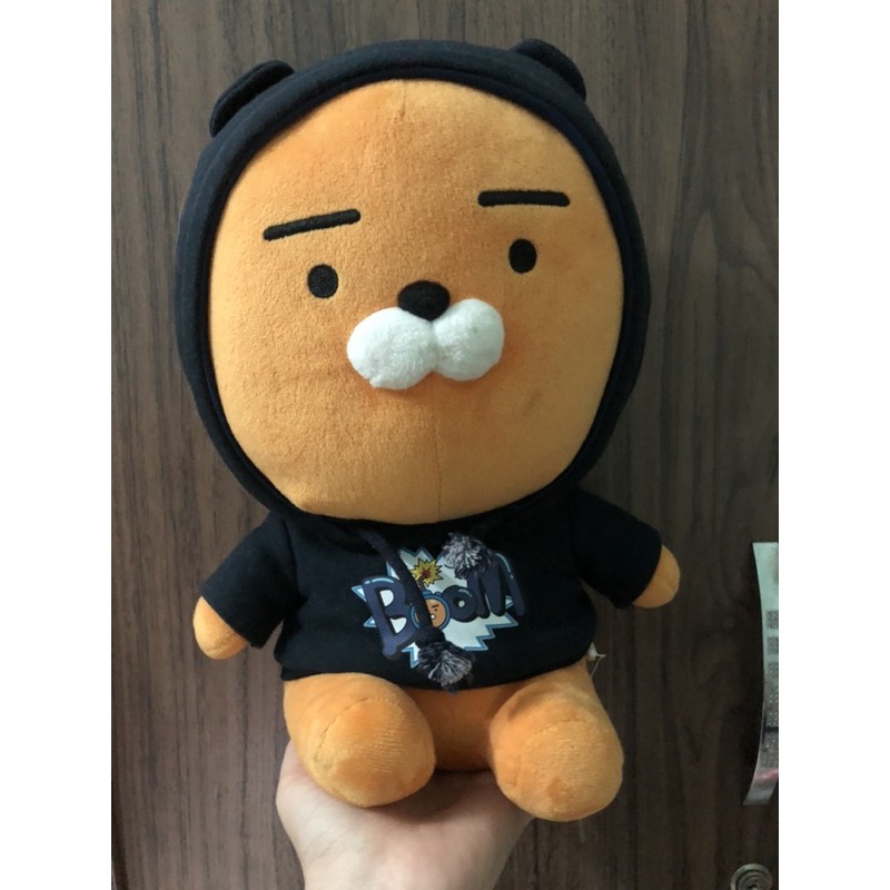 Gấu bông rian đào mặc áo hoodie ngồi chính hãng