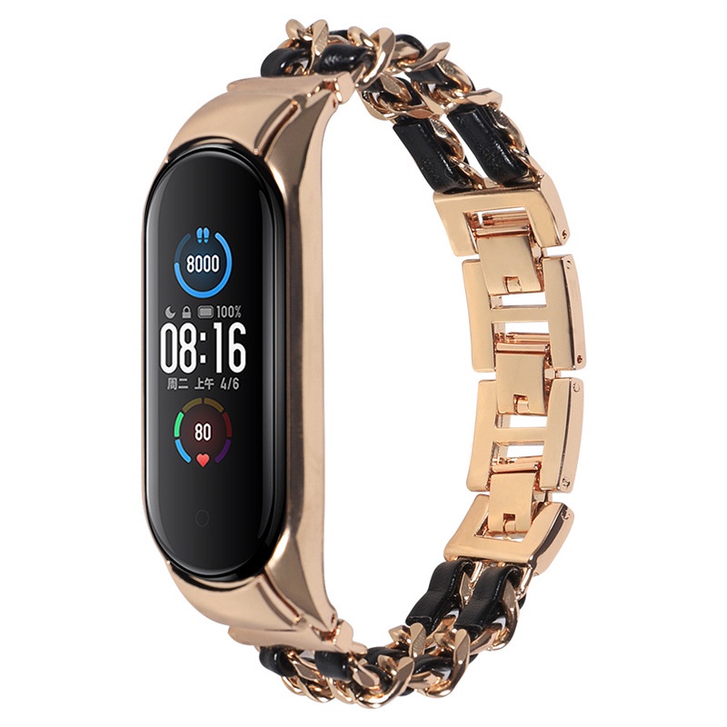 Dây Đeo Thay Thế Chất Liệu Da Cho xiaomi mi band 7 miband 7 smart band 7