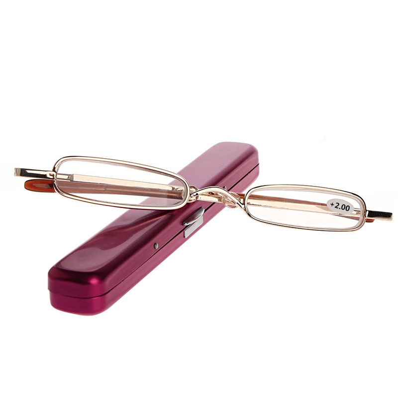 Set kính đọc sách gọng kim loại mini + 1.00 đến + 4.0