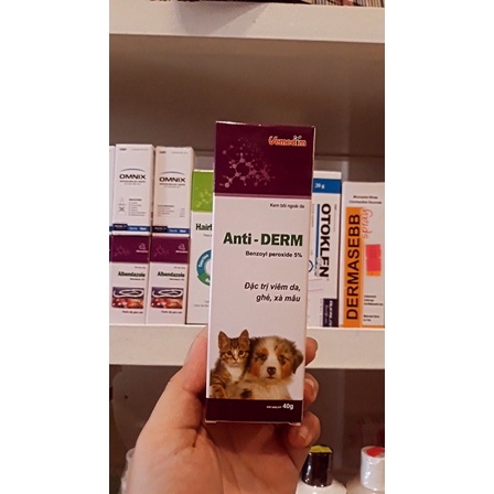 Kem bôi Anti- Derm đặc trị ghẻ, viêm da, xà mâu