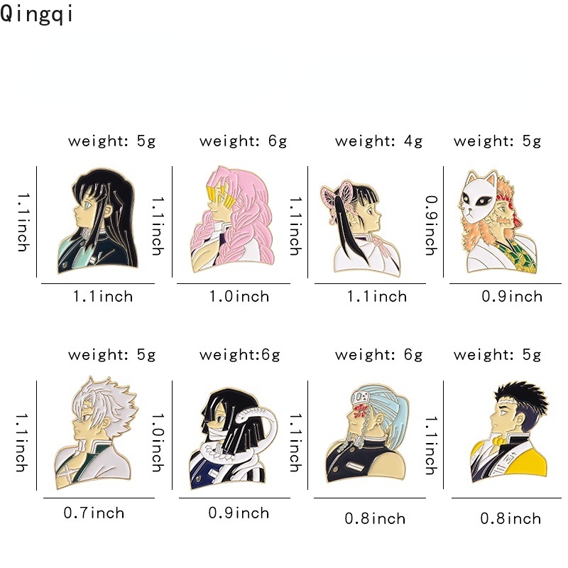 Ghim cài áo Miss Zoe bằng kim loại tráng men hình nhân vật anime dễ thương