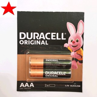 Pin đũa AAA Duracell Alkaline Chính Hãng ( 1 Vỉ 2 Viên)