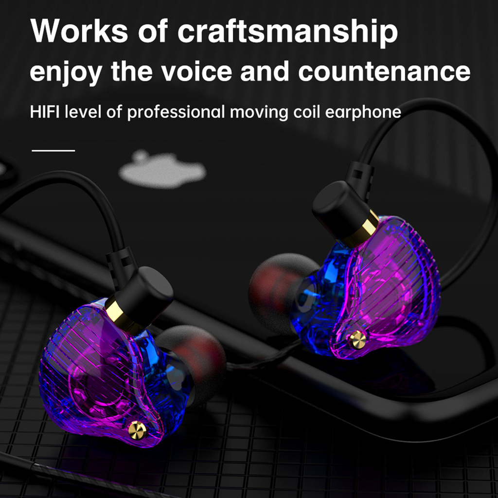 Tai nghe nhét tai QKZ SK3 có dây 4 lõi 3.5mm với âm thanh hifi 9D chất lượng cao