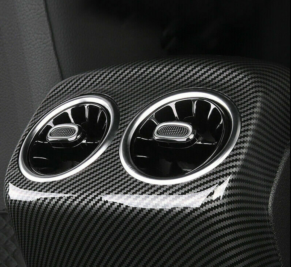 Ốp Tỳ Tay Lên Kính, Ốp Gió Sau, Ốp Nội Thất Carbon Mercedes-Benz C class 2017+.GLC class 2016+
