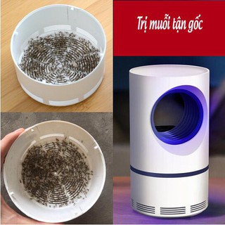 Đèn bắt muỗi hình trụ cổng Usb - Máy bắt muỗi ruồi thông minh công nghệ đèn Led diệt côn trùng bảo vệ sức khỏe gia đình