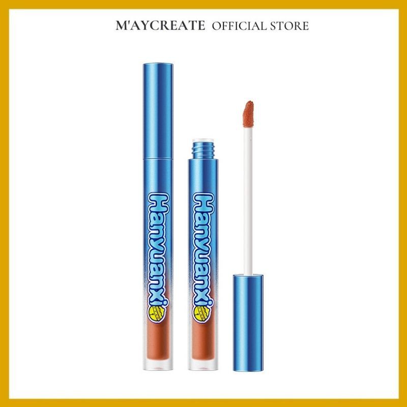 Son môi HEYXI velvet air lip bóng nhẹ không thấm nước và mồ hôi, lâu trôi, dễ lên màu HS4