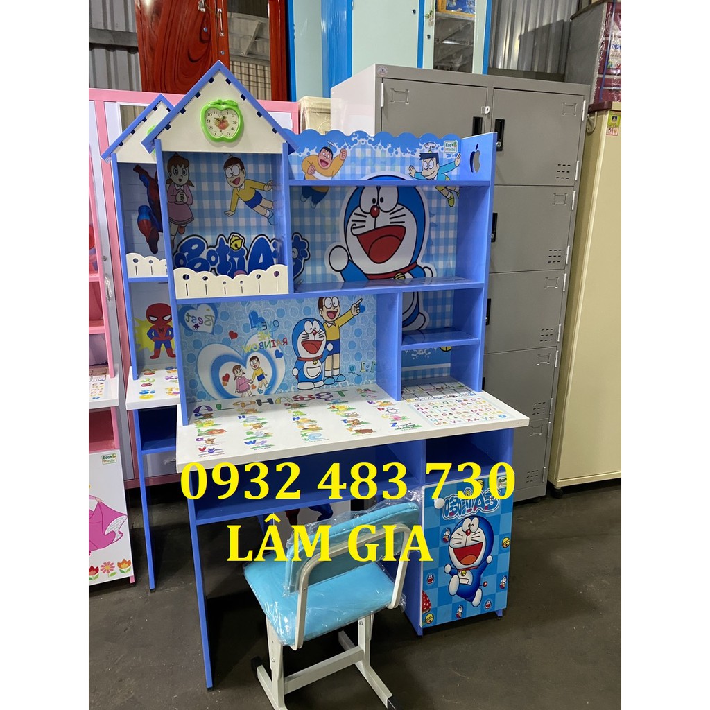 Bàn học sinh nhựa Đài Loan 3D kèm ghế ngồi rộng 1m kitty siêu đẹp | BigBuy360 - bigbuy360.vn