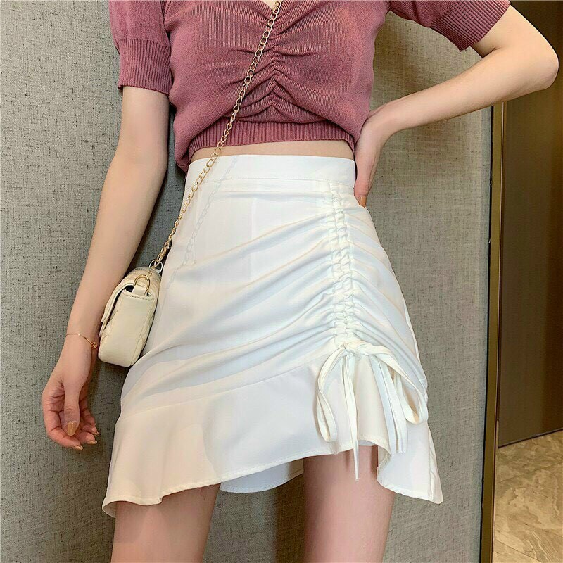 chân váy rút bèo xinh chất tuyết mưa mềm pc