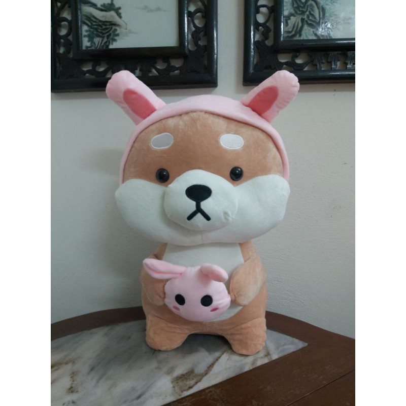 Gấu bông chó Shiba cosplay