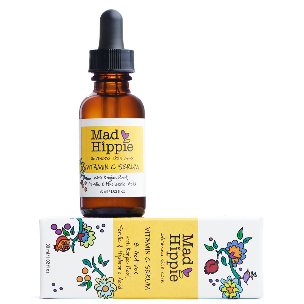 Serum dưỡng thâm mụn tàn nhang MAD HIPPIE VITAMIN C 30ml cho da nhạy cảm lành tính dùng được cho bà bầu