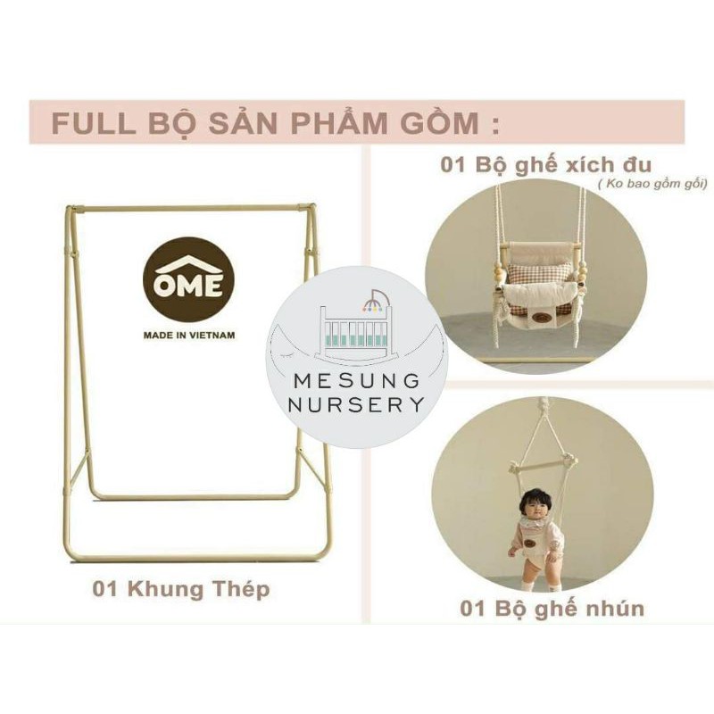 XÍCH ĐU NHÚN OME CHO BÉ TỪ 3 THÁNG ĐẾN 6 TUỔI