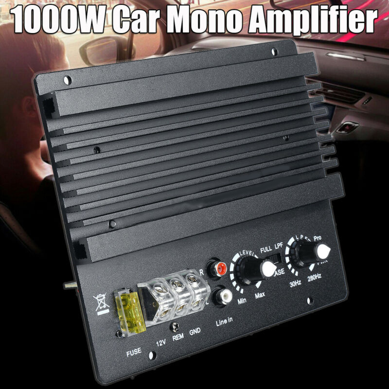 Âm ly siêu trầm khuếch đại âm thanh trên oto - 1000W