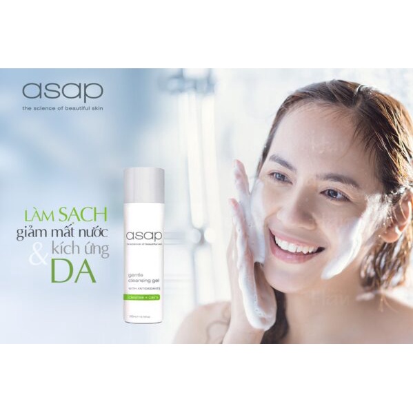 Sữa rửa mặt dịu nhẹ Asap Gentle Cleansing Gel