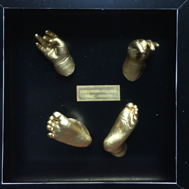 Combo 2 set đúc tượng tay chân 3d