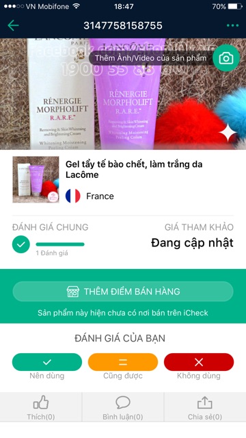 Sale 38% Gel Tẩy Tế Bào Chết Làm Trắng Da