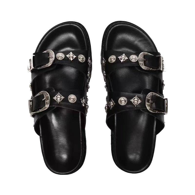 Dép Sandal Đế Bằng Hở Ngón 2022 Phong Cách Mới Dành Cho Nữ