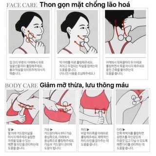 cây lăn mặt massage 3d