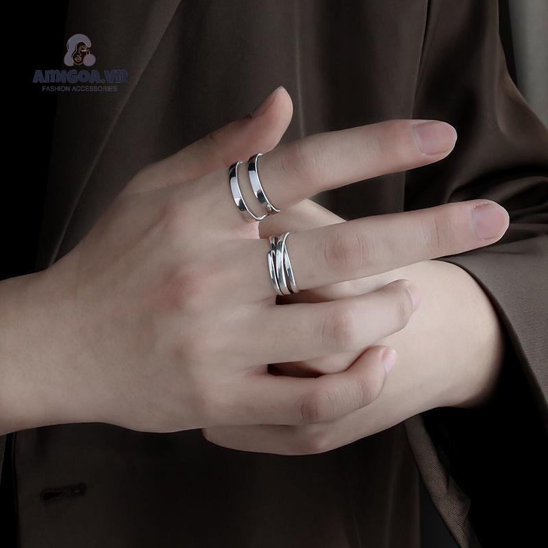✨✨Nhẫn Đơn Có Thể Điều Chỉnh Không Phai Màu Dành Cho Nam Nữ