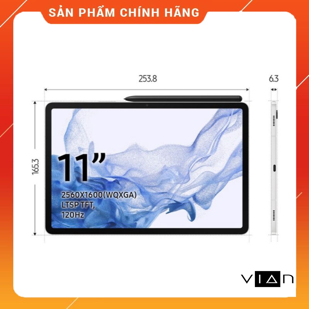 Máy tính bảng Samsung Galaxy Tab S8 5G ( SM-X706B ) - Hàng chính hãng