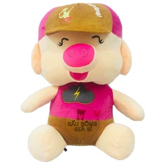 GẤU BÔNG HEO DỄ THƯƠNG ĐỘI NÓN (55cm)